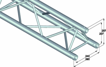 Alutruss Trilock 6082-1000