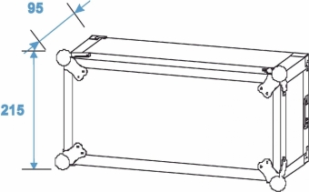 Roadinger Verstärkerrack PR-2, 4HE, 47cm