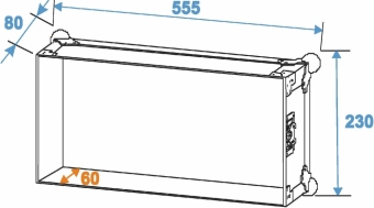 Roadinger Rack Profi 4HE 45cm