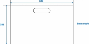 Roadinger Trennwand (klein) für Tour-Case