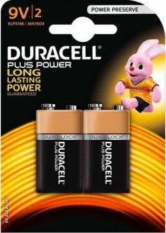 Duracell Plus Power 9V MN1604/6LP3146 2er