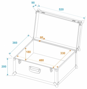 Roadinger UK Tour Pro 52x36x29