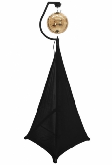 Eurolite Spiegelkugel-Segel Bundle 30cm gold-schwarz