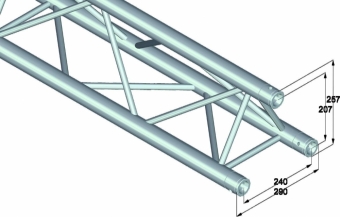 Alutruss Trilock 6082-4500