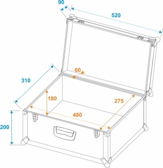 Roadinger UK Tour Pro 52x29x32