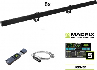 Eurolite Led PR-100/32 Pixel DMX Rail sw + Madrix