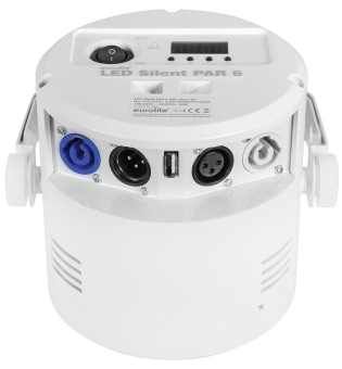 2er Bundle Eurolite Led Silent Par 6 QCL ws + Softbag