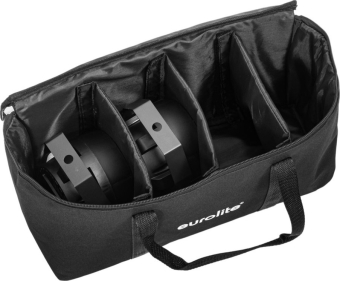 2er Bundle Eurolite Led Silent Par 6 QCL ws + Softbag