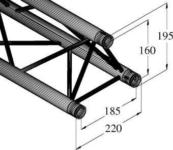 Alutruss Decolock DQ3-S200