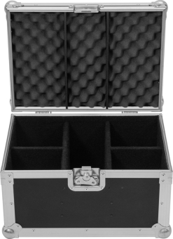 4er Bundle Eurolite Led Silent Par 6 QCL ws + Case