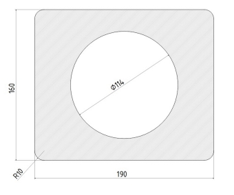 Frässchablone für AH SM720 (Countour)