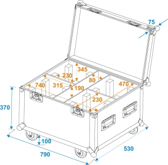 Eurolite TMH-X4 4er Bundle I