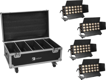 Eurolite Led CLS-18 QCL RGB/WW 4er Bundle