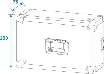 Roadinger Rack PRO 6HE 25cm