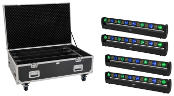 Eurolite Led BAR-8 Swing QCL 4er Bundle