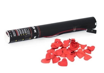 TCM Konfetti-Ladung elektrisch 50cm Herzen