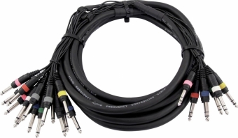 Omnitronic Snake-Kabel 8xKlinke/16xKlinke mono 15m