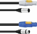Kombikabel DMX PowerCon/XLR 5,0m Kombikabel DMX PowerCon/XLR 5,0m