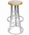 Alutruss Barhocker, geschwungen