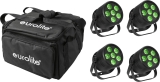4er Bundle Eurolite Led Silent Par 6 QCL + Softbag 4er Bundle Eurolite Led Silent Par 6 QCL + Softbag