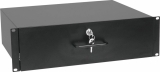 Rackschublade mit Schloss 3HE