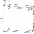 Roadinger Verstärkerrack PR-2, 10HE, 47cm