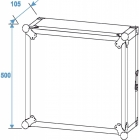 Roadinger Verstärkerrack PR-2ST, 10HE, 57cm