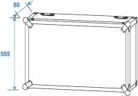 Roadinger Rack Profi 12HE 45cm mit Rollen