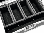 Roadinger Flightcase 4x Akku Flat Light Serie