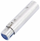 Omnitronic Adapter 3pol XLR(M)/5pol XLR(F)