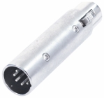 Omnitronic Adapter 3pol XLR(F)/5pol XLR(M)