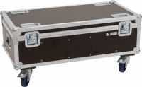 Roadinger Flightcase 4 x Audience Blinder 2x100W mit Rollen