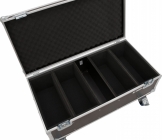 Roadinger Flightcase 4 x Audience Blinder 2x100W mit Rollen