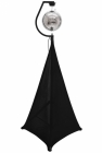 Eurolite Spiegelkugel silber 50cm + Stativsegel schwarz