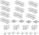 Alutruss Messestand Quadlock 6082 Rechteck 7x4x3,5m