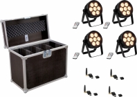 Eurolite Led 4C-7 4er Bundle + W-DMX