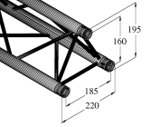 Alutruss Decolock DQ3-250