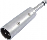 Adapter XLR(M) / Klinke(M) mono